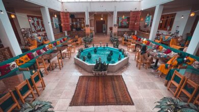 مطعم ماداربوزورج في جزيرة كيش