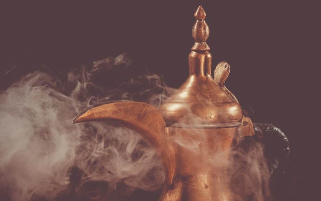 القهوة العربية من كير في أرشيف البصر