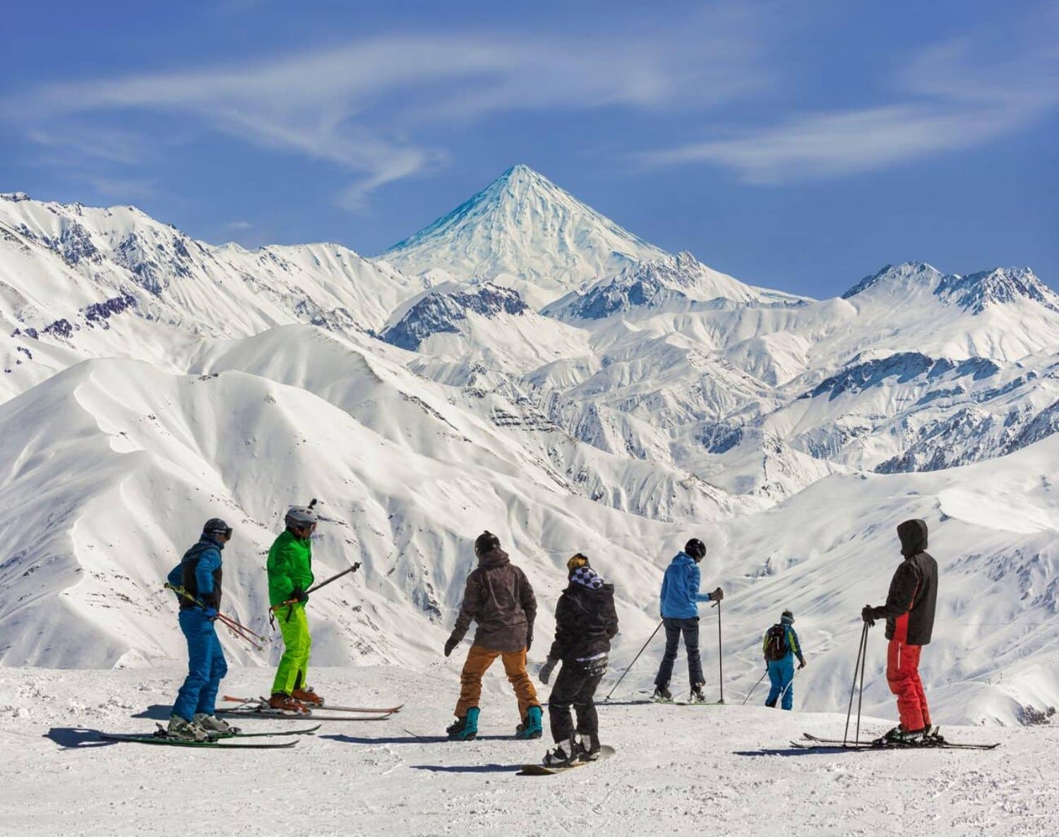 منتجع دربندسر للتزلج طهران إيران