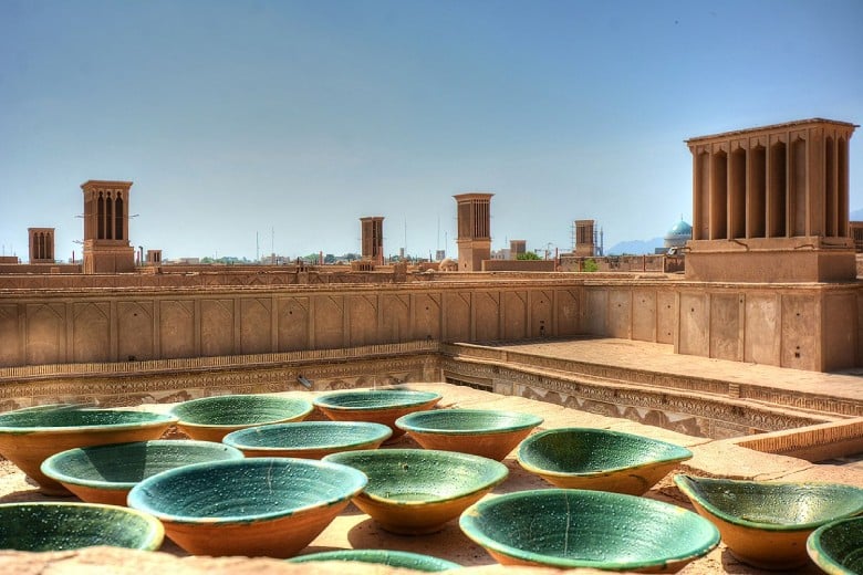 بيت الفن التاريخي في يزد إيران بيت الفن التاريخي في يزد إيران