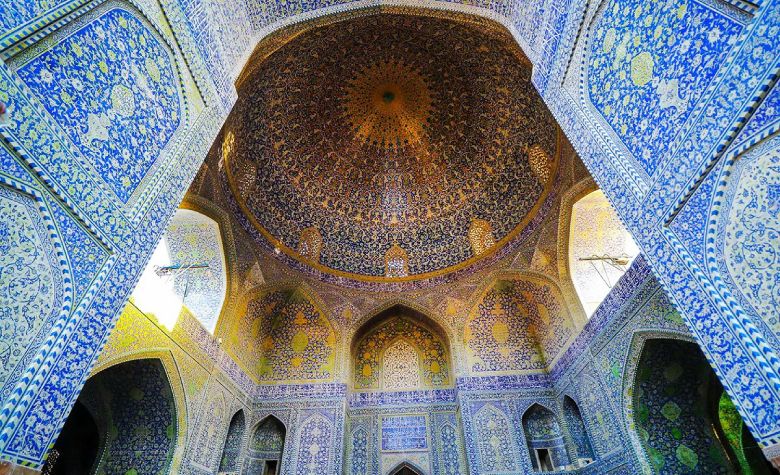 زخرفة مسجد شاه