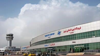 مطار تبريز الدولي، تبريز، إيران