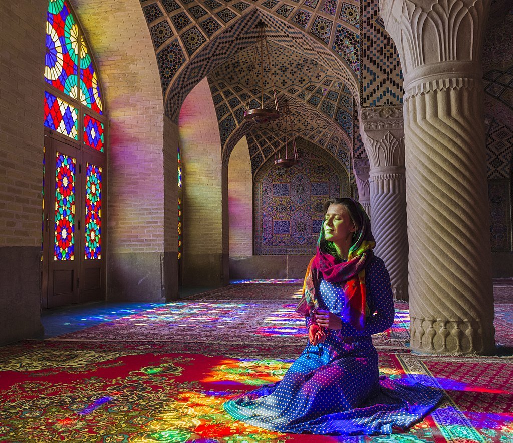 The Nasir Al-Mulk Or Pink Mosque In Shiraz