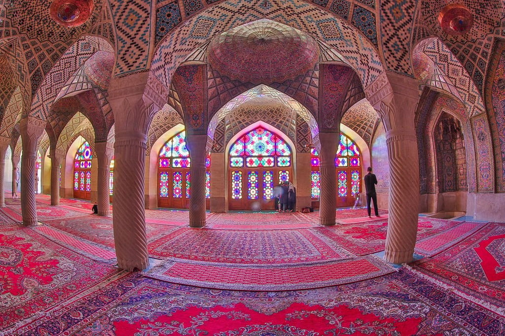The Nasir Al-Mulk Or Pink Mosque In Shiraz