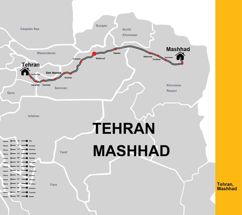Tehran To Mashhad By Train