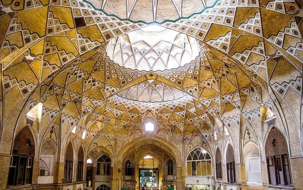 Old Bazaar Of Qom By Iran Culture Old Bazaar Of Qom