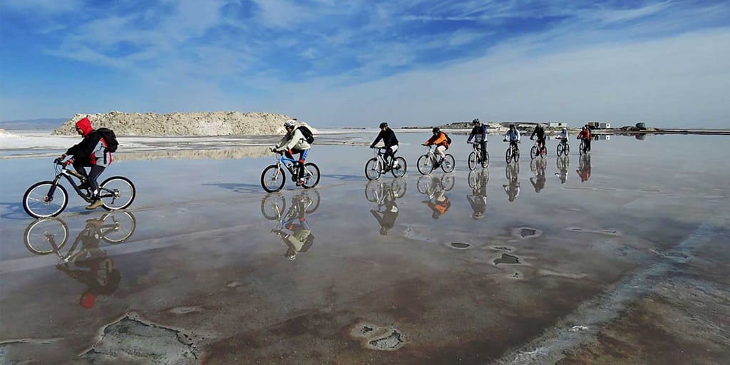Salt Lake In Qom By Iran Paradise Salt Lake In Qom