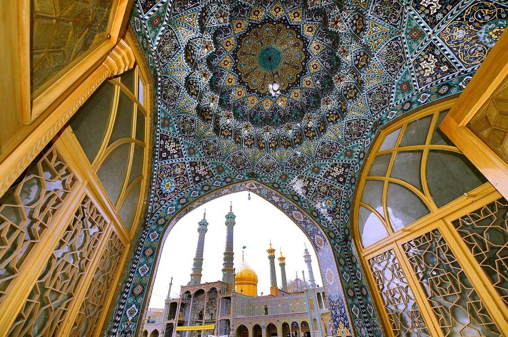 The Shrine Of Hazrat Fatemeh Masoumeh By Visit Iran The Shrine Of Hazrat Fatemeh Masoumeh