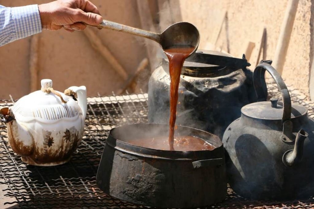 Traditional Yazdi Coffee in Iran