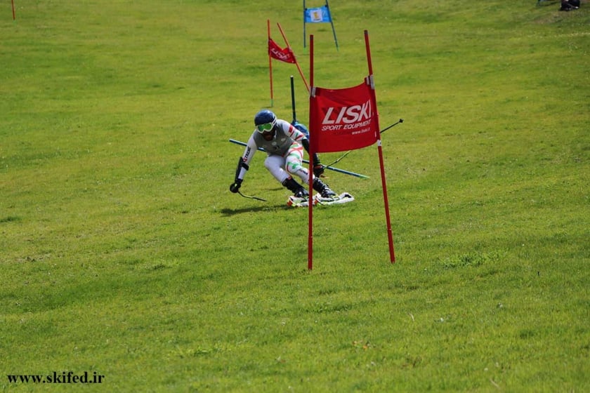 Grass Ski Slope In Dizin Ski Resort Grass Ski Slope In Dizin Ski Resort