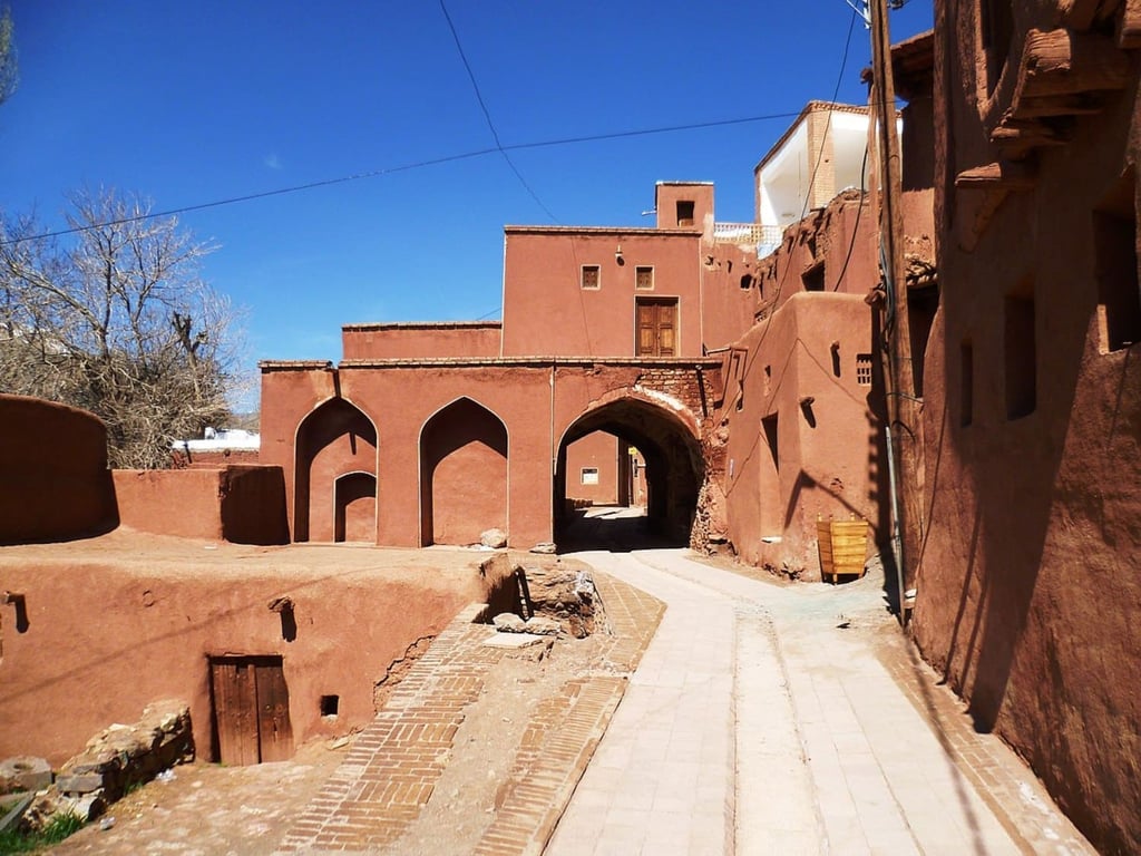 Herpak Fire Temple In Abyaneh Village By Wikipedia Herpak Fire Temple In Abyaneh Village