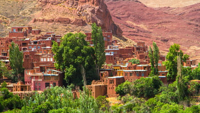 Historic Village Of Abyaneh, Isfahan, Iran