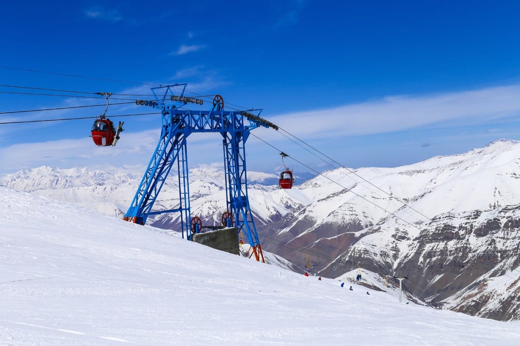 Ski Area In Dizin Resort