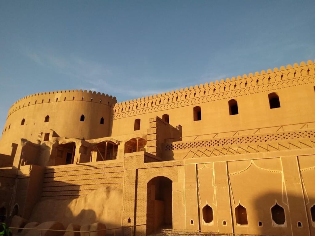 Structure Of The Rhine Citadel In Kerman Iran Structure Of The Rhine Citadel In Kerman, Iran