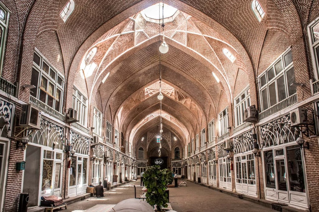 Tabriz Grand Bazaar By Wikipedia Tabriz Grand Bazaar