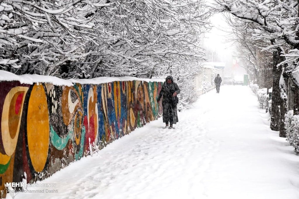 Tabriz In Winter Iran Tabriz In Winter, Iran