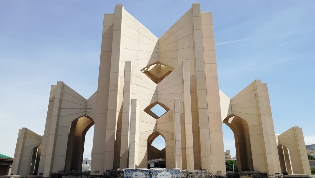 Tomb Of Poets Tabriz Iran By Wikipedia Tomb Of Poets, Tabriz, Iran