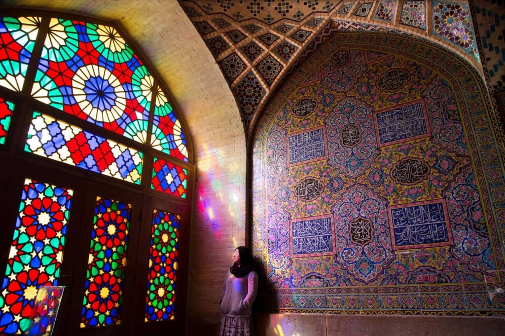 Visiting Nasir Al-Mulk Mosque, Shiraz