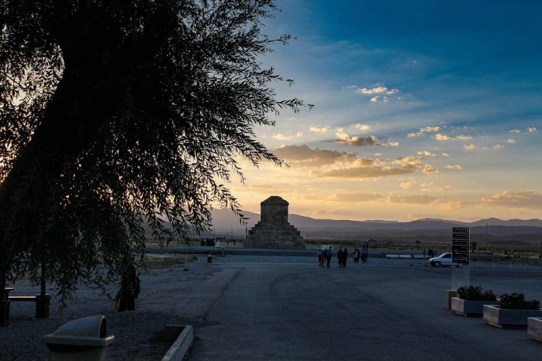 Beautiful View Of Tomb Of Cyrus In Pasargadae Beautiful View Of Tomb Of Cyrus In Pasargadae