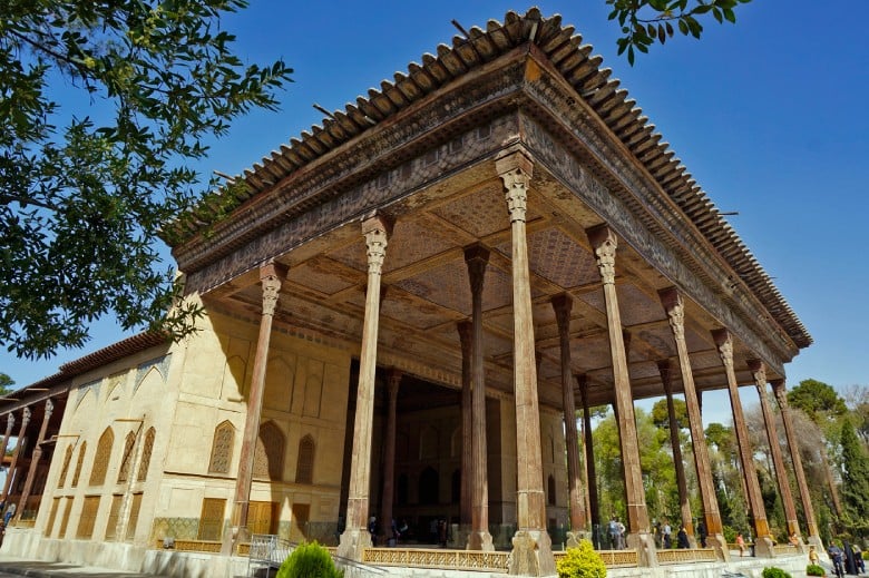 Chehel Sotun Palace In Isfahan