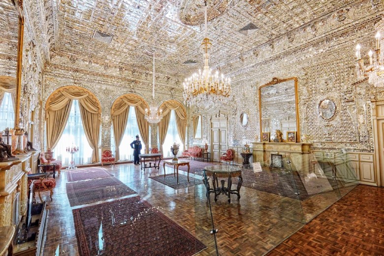 Diamond Hall In Golestan Palace