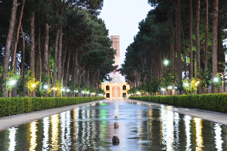 Dowlat Abad Garden in Yazd