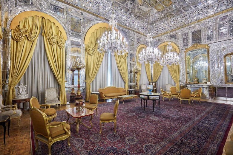 Brilliant Hall in Golestan Palace