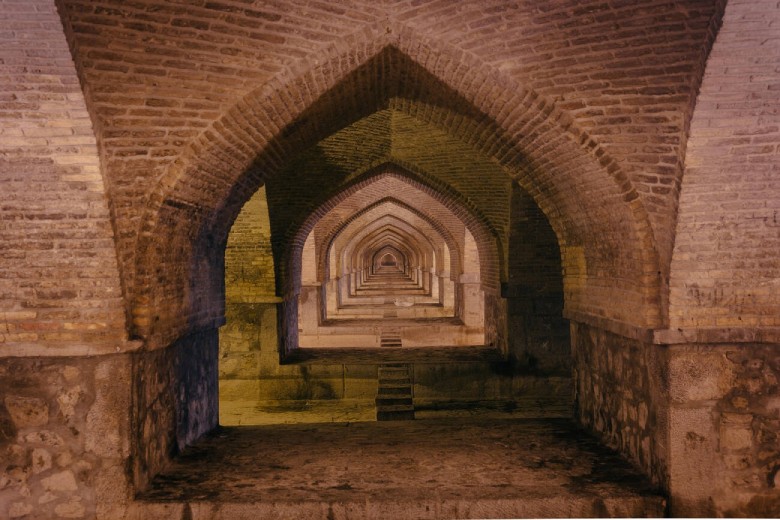 Inside The Si O Se Pol Bridge In Isfahan