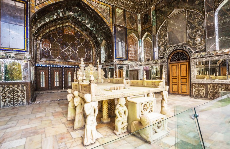 Marble Bed In Golestan Palace