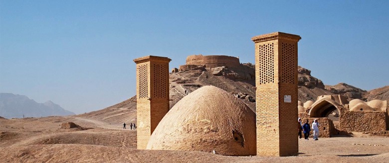 Khamooshan Tower in Yazd