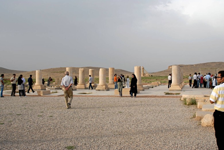People In Pasargadae Shiraz Iran People In Pasargadae, Shiraz, Iran