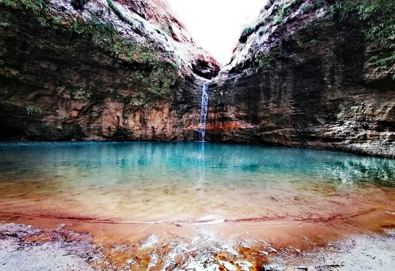 Simak Waterfalls In Kerman Iran Simak Waterfalls In Kerman, Iran