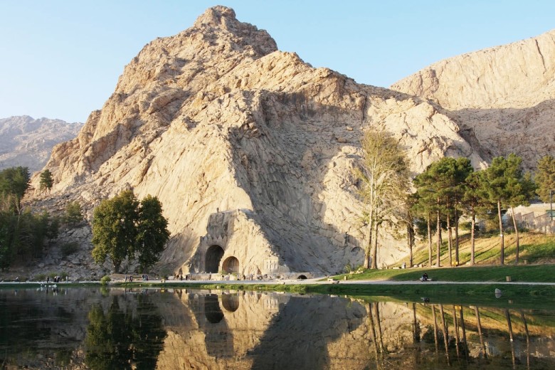 Taq-E Bostan In Summer, Kermanshah, Iran