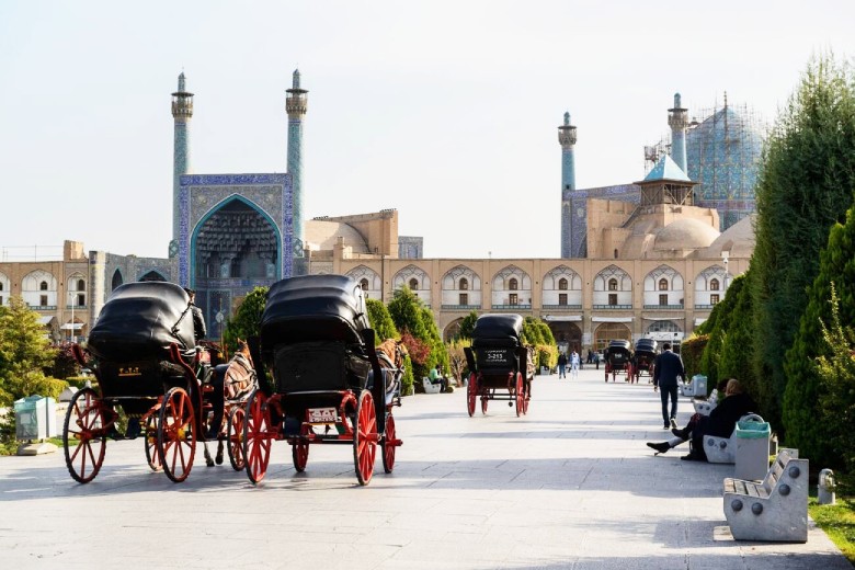 Visiting Naqsh-e Jahan Square in Isfahan