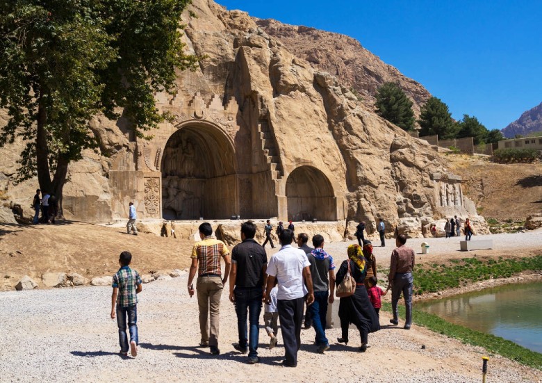 Visiting Taq-E Bostan, Kermanshah, Iran