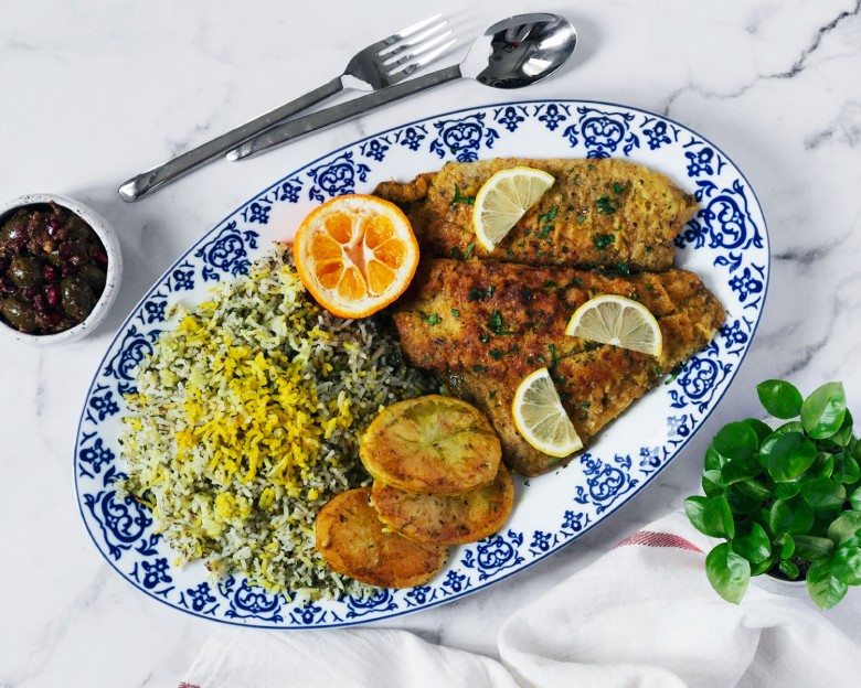 Sabzi Polo With Fish Sabzi Polo With Fish