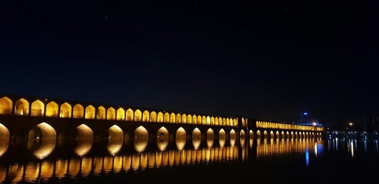 Si O Se Pol Bridge Isfahan Iran Si-O-Se Pol Bridge, Isfahan, Iran