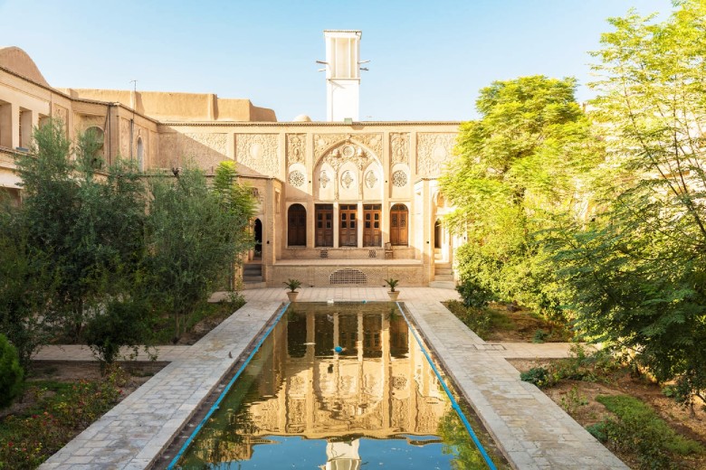 Courtyard of Borujerdi House, Kashan