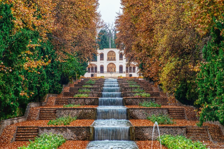 Shazdeh Mahan Garden in Autumn