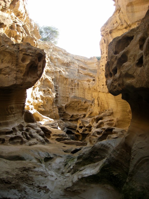 Chahkooh Canyon In Qeshm