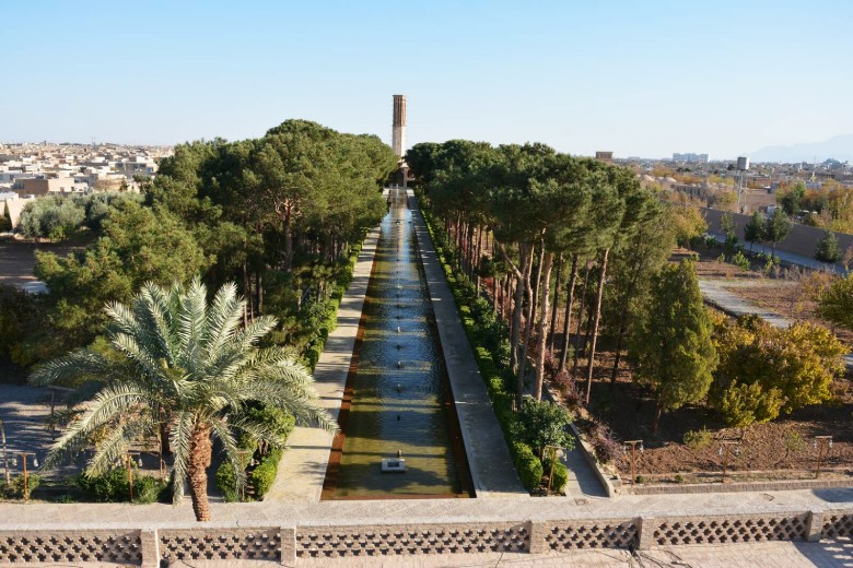 Dowlat Abad Garden's View from Above