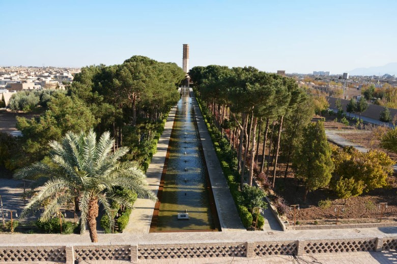 Dowlat Abad Garden'S View From Above