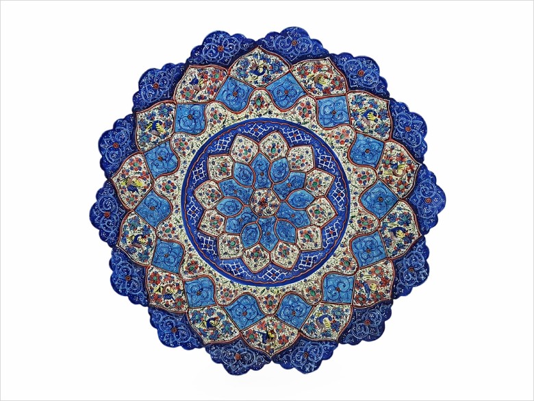 Top 10 Isfahan'S Famous Souvenirs 9 Enamelwork Plate (Minakari)