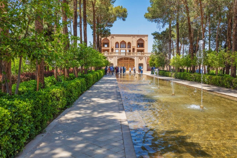 Fountains Of Dowlatabad Garden, Yazd