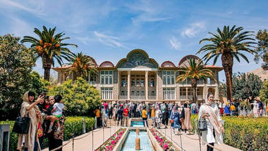 Persian Gardens (Eram Garden In Shiraz)