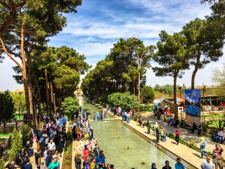 Visiting Dowlatabad Garden of Yazd