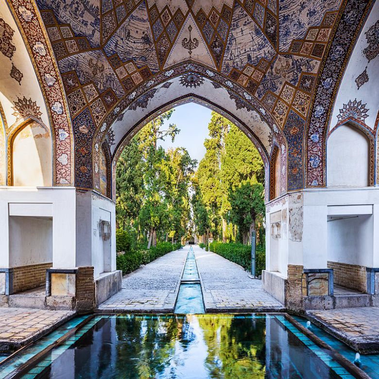 Beautiful Architecture Of Fin Garden In Kashan