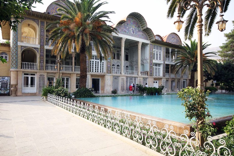Inner Courtyard Of Eram Garden Shiraz