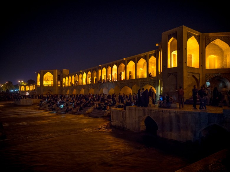 Nightlife At Khajou Bridge