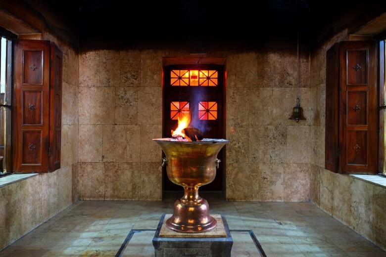 Sacred Fire Of Yazd Fire Temple